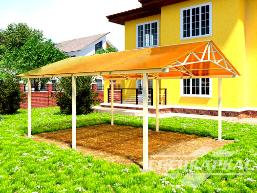 Уличный навес для дачи №17 - фото 452